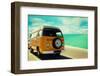 Retro Beach Van-Janis Lacis-Framed Photographic Print