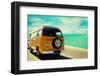 Retro Beach Van-Janis Lacis-Framed Photographic Print