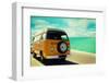 Retro Beach Van-Janis Lacis-Framed Photographic Print