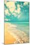 Retro Beach-Andrekart Photography-Mounted Photographic Print