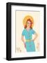 Retro Beauty-Gigi Rosado-Framed Photographic Print