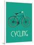 Retro Bike Poster-NEGOVURA-Framed Premium Giclee Print