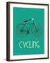 Retro Bike Poster-NEGOVURA-Framed Art Print