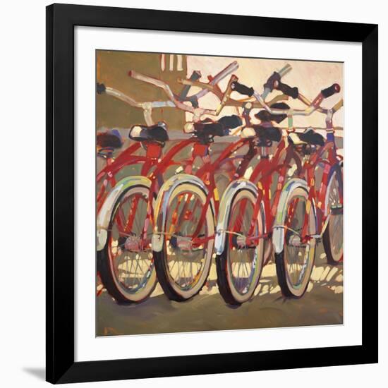 Retro Bikes-Darrell Hill-Framed Giclee Print