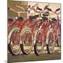 Retro Bikes-Darrell Hill-Mounted Giclee Print