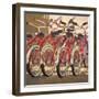 Retro Bikes-Darrell Hill-Framed Giclee Print