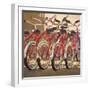 Retro Bikes-Darrell Hill-Framed Giclee Print