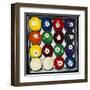 Retro Billiards-Laura Van Horne-Framed Art Print