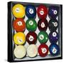 Retro Billiards-Laura Van Horne-Stretched Canvas