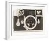 Retro Camera II - Sepia-Chris Dunker-Framed Giclee Print