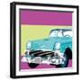 Retro Car II-Linda Wood-Framed Giclee Print