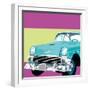 Retro Car II-Linda Wood-Framed Giclee Print