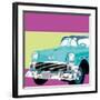 Retro Car II-Linda Wood-Framed Giclee Print