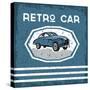 Retro Car Old Vintage Grunge Poster-UVAconcept-Stretched Canvas