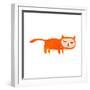 Retro Cartoon Cat Costume-lineartestpilot-Framed Premium Giclee Print