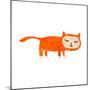 Retro Cartoon Cat Costume-lineartestpilot-Mounted Premium Giclee Print