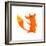 Retro Cartoon Fox-lineartestpilot-Framed Photographic Print