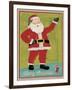 Retro Christmas 1-Holli Conger-Framed Giclee Print