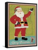 Retro Christmas 1-Holli Conger-Framed Stretched Canvas