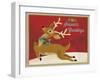 Retro Christmas 2-Holli Conger-Framed Giclee Print