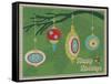 Retro Christmas 4-Holli Conger-Framed Stretched Canvas