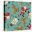 Retro Christmas half drop 1-Holli Conger-Stretched Canvas