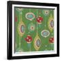 Retro Christmas half drop 2-Holli Conger-Framed Giclee Print