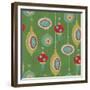 Retro Christmas half drop 2-Holli Conger-Framed Giclee Print