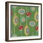 Retro Christmas half drop 2-Holli Conger-Framed Giclee Print