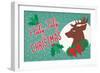 Retro Christmas I Bright-Janelle Penner-Framed Art Print