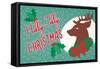 Retro Christmas I Bright-Janelle Penner-Framed Stretched Canvas