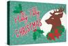 Retro Christmas I Bright-Janelle Penner-Stretched Canvas