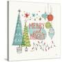 Retro Christmas II-Janelle Penner-Stretched Canvas