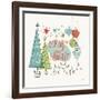 Retro Christmas II-Janelle Penner-Framed Art Print