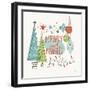 Retro Christmas II-Janelle Penner-Framed Art Print