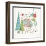 Retro Christmas II-Janelle Penner-Framed Art Print