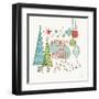 Retro Christmas II-Janelle Penner-Framed Art Print