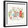 Retro Christmas III-Janelle Penner-Framed Art Print