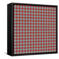 Retro Christmas repeat 4-Holli Conger-Framed Stretched Canvas
