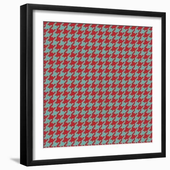 Retro Christmas repeat 4-Holli Conger-Framed Giclee Print