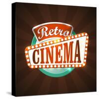 Retro Cinema-zayats-and-zayats-Stretched Canvas