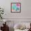 Retro Circles Pattern-null-Framed Giclee Print displayed on a wall