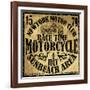 Retro Classic Car Vintage Graphic Design-emeget-Framed Art Print