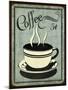 Retro Coffee I-N. Harbick-Mounted Art Print