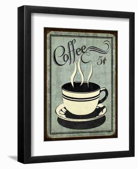 Retro Coffee I-N. Harbick-Framed Art Print