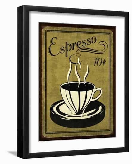 Retro Coffee II-N. Harbick-Framed Art Print