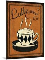 Retro Coffee IV-N. Harbick-Mounted Art Print