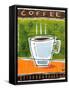 Retro Coffee-Ken Daly-Framed Stretched Canvas