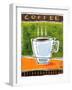 Retro Coffee-Ken Daly-Framed Art Print