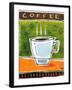 Retro Coffee-Ken Daly-Framed Art Print